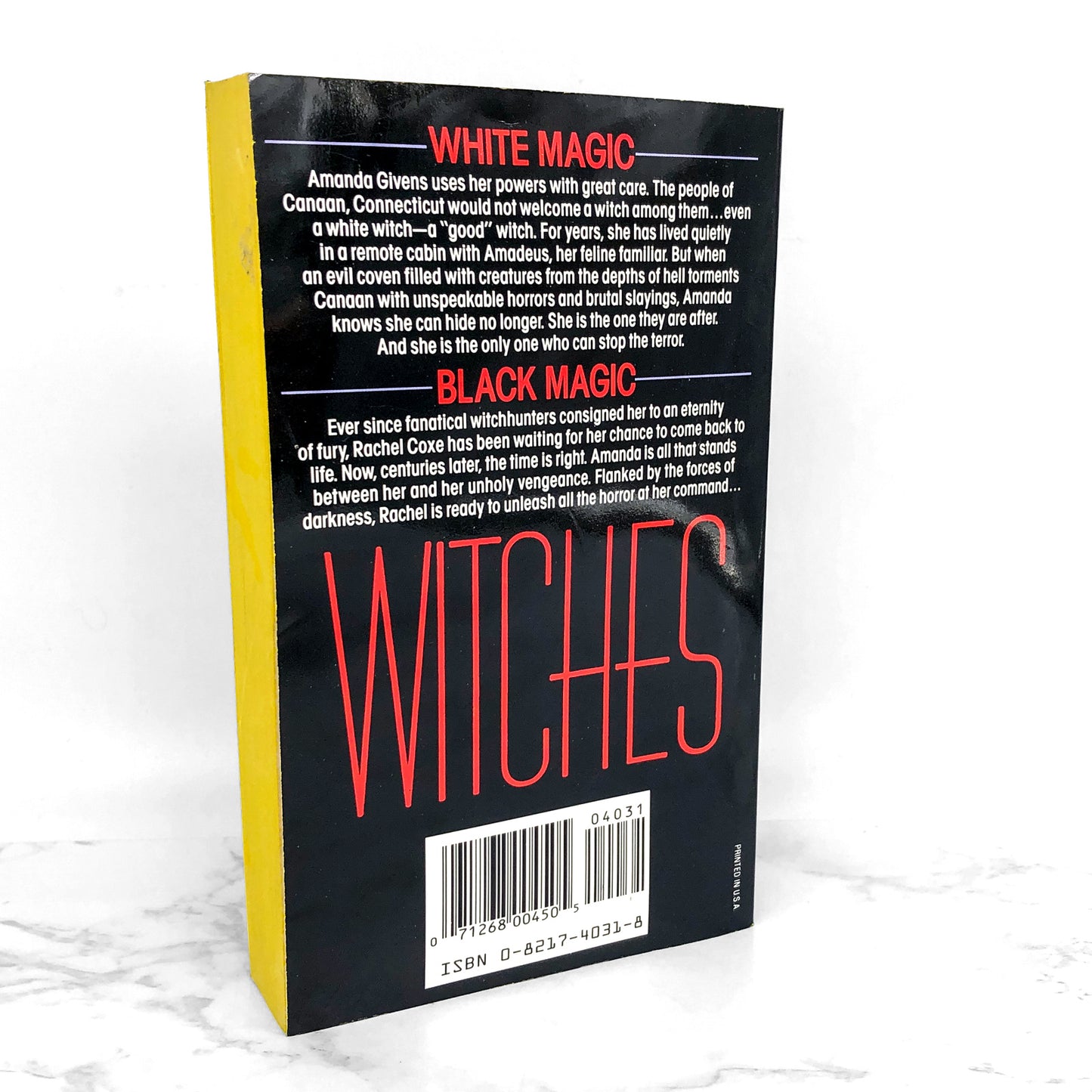 Witches by Kathryn Meyer Griffith [FIRST PRINTING] 1993 ☙ Zebra Horror