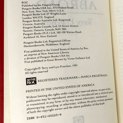 Witches Abroad by Terry Pratchett [1991 HARDCOVER] Discworld #12