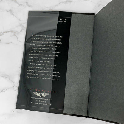 Witches & Witch Hunts: A History of Persecution by Milton Meltzer [FIRST EDITION] 1999