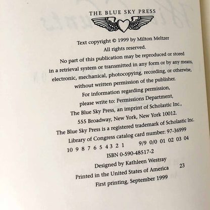 Witches & Witch Hunts: A History of Persecution by Milton Meltzer [FIRST EDITION] 1999