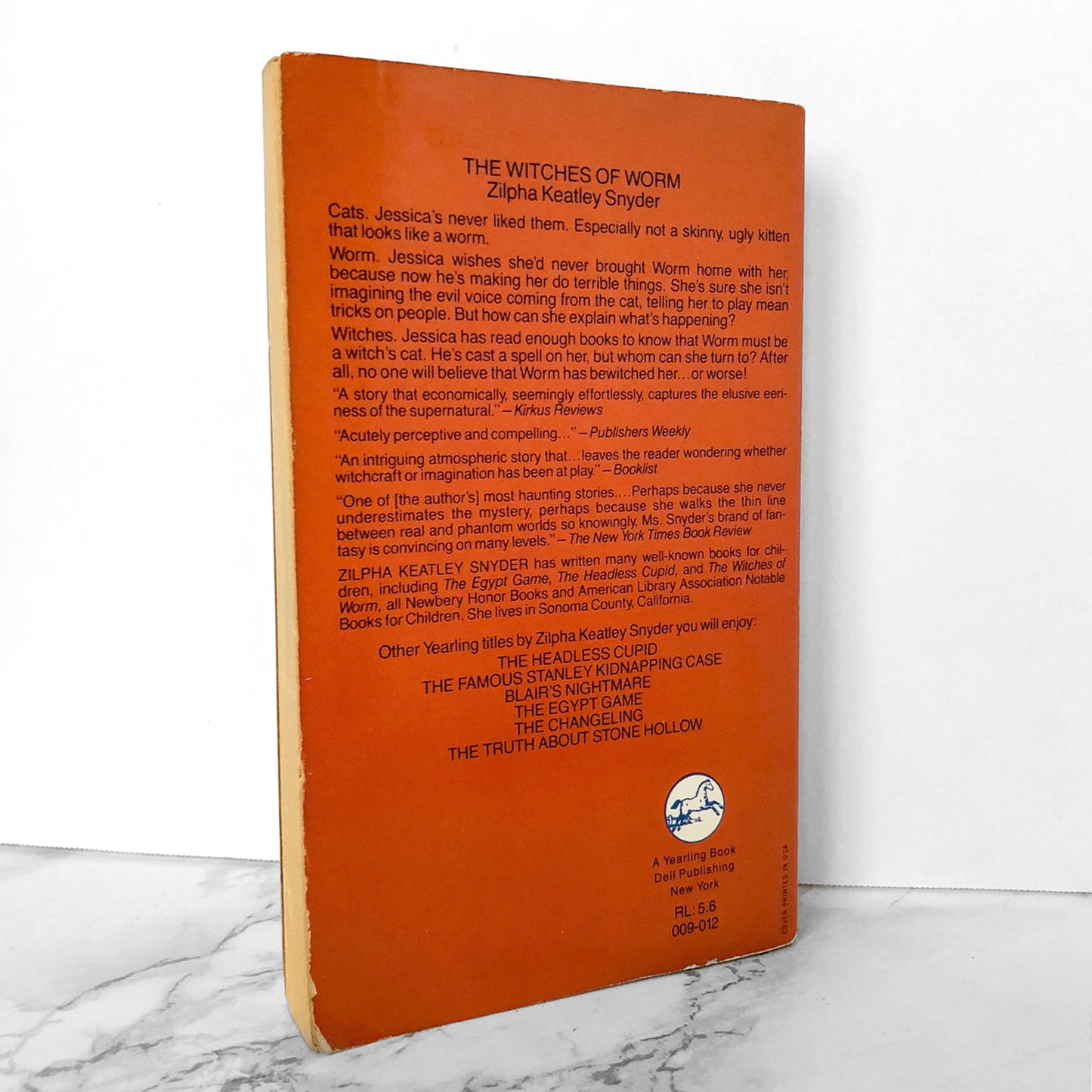 The Witches of Worm by Zilpha Keatley Snyder [1986 PAPERBACK]