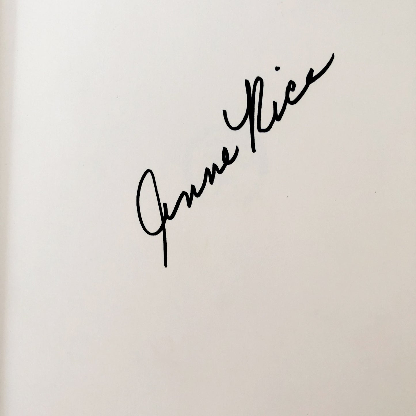 The Witching Hour by Anne Rice SIGNED! [FIRST EDITION] 1990 • Knopf