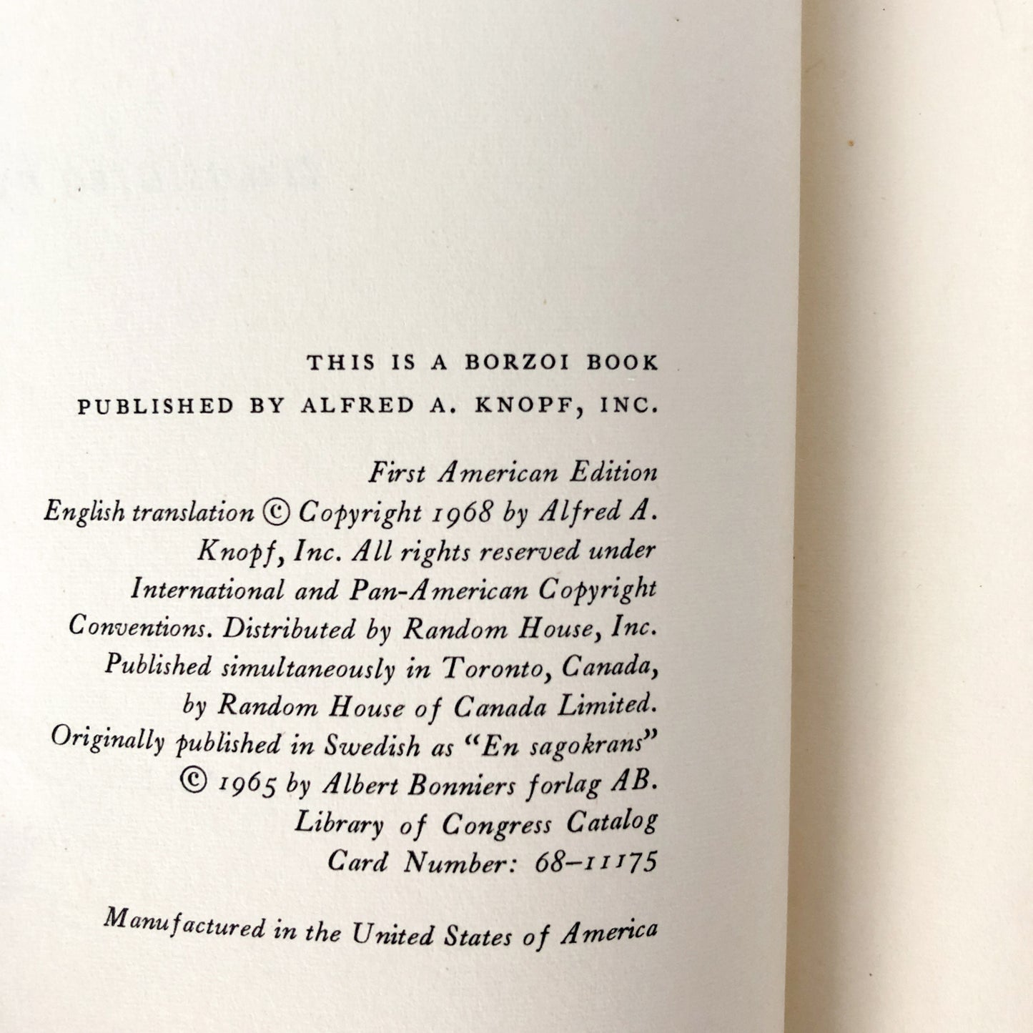 The Witch of the Woods: Fairy Tales from Sweden by Helena Nyblom [FIRST EDITION / 1968]