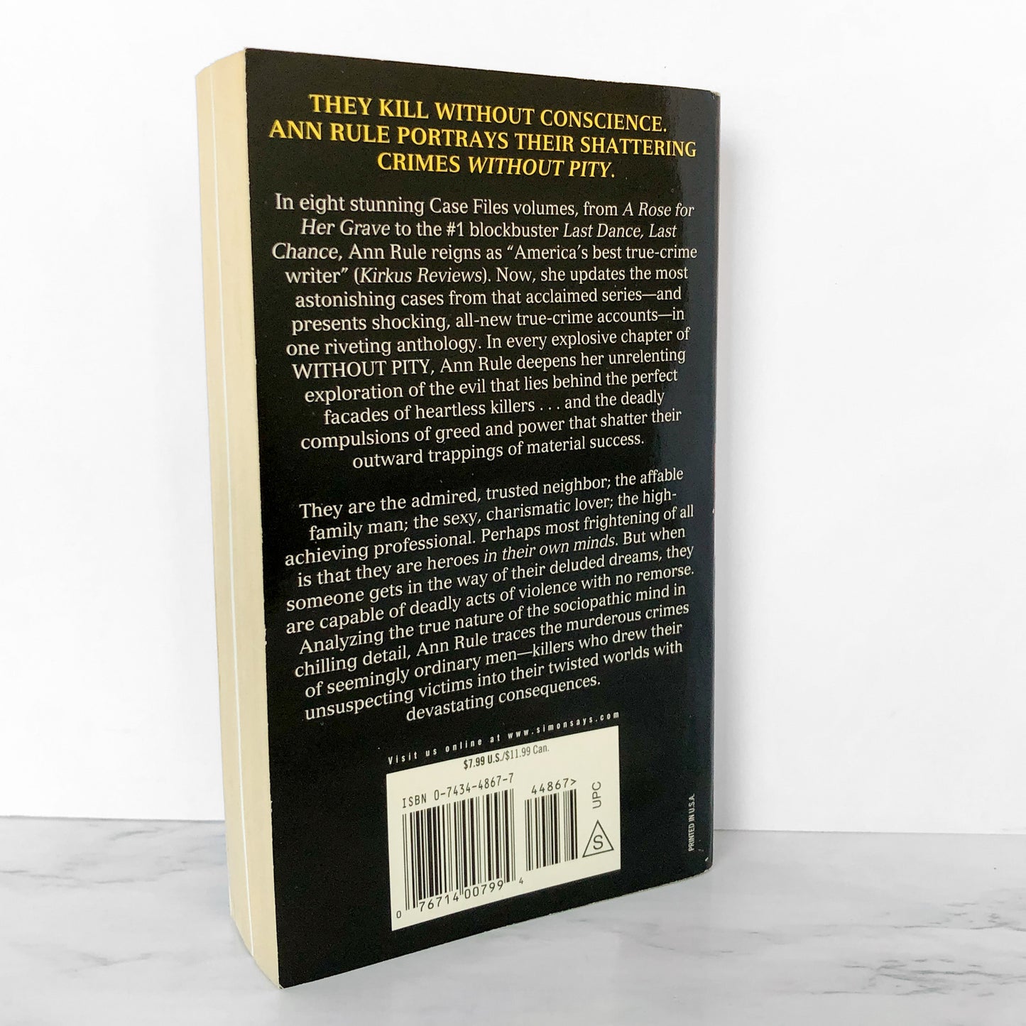 Without Pity: Ann Rule's Most Dangerous Killers [2003 PAPERBACK]
