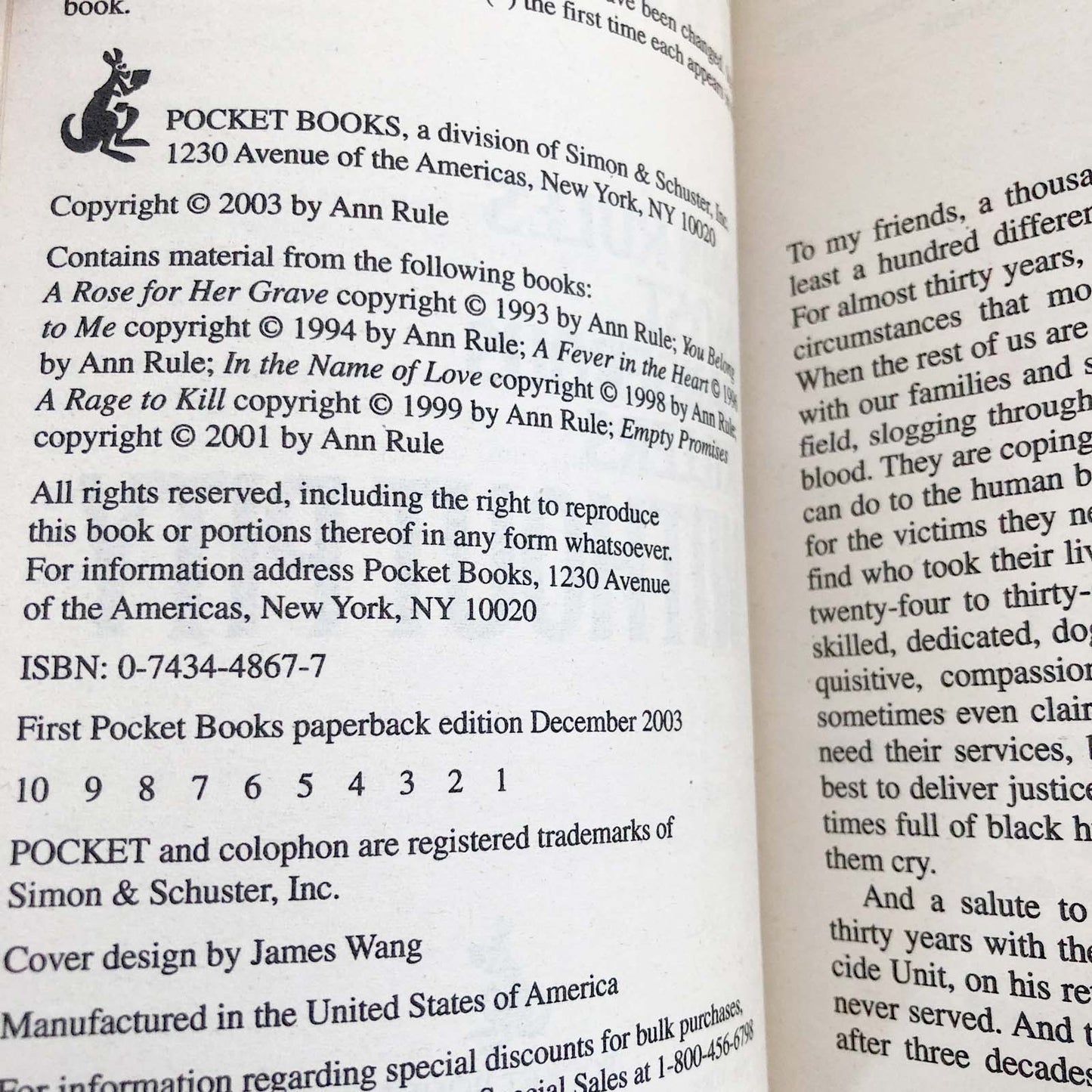 Without Pity: Ann Rule's Most Dangerous Killers [2003 PAPERBACK]