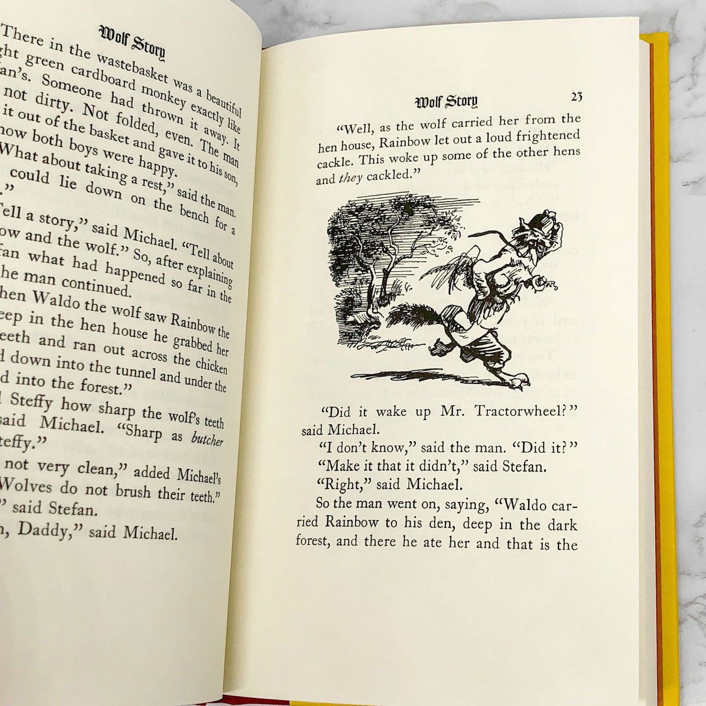 Wolf Story by William McCleery & Warren Chappell [HARDCOVER RE-ISSUE] 2012 • NYR