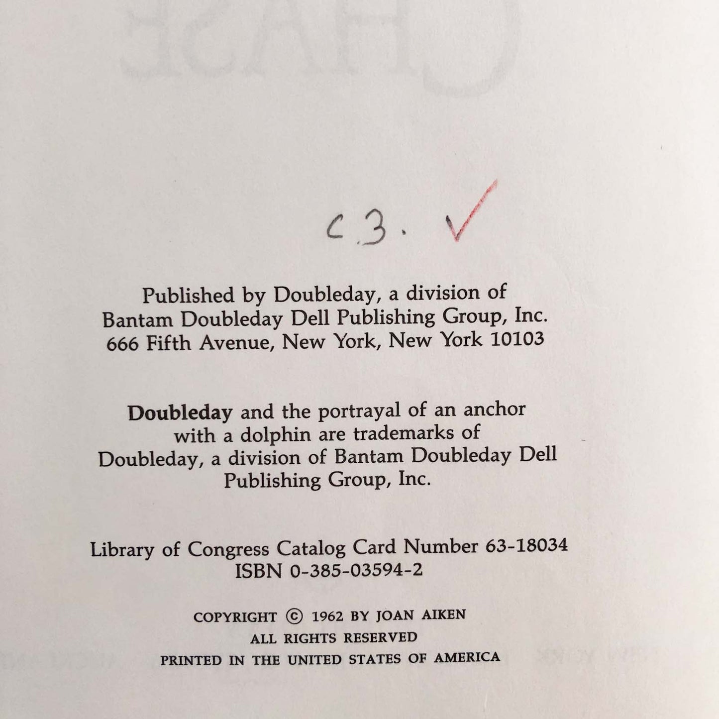 The Wolves of Willoughby Chase by Joan Aiken [RARE 1989 HARDCOVER]