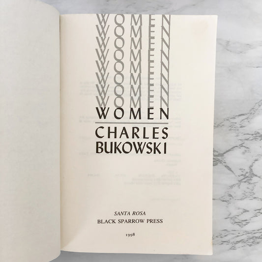 Women by Charles Bukowski [FIRST EDITION PAPERBACK] • Black Sparrow Press