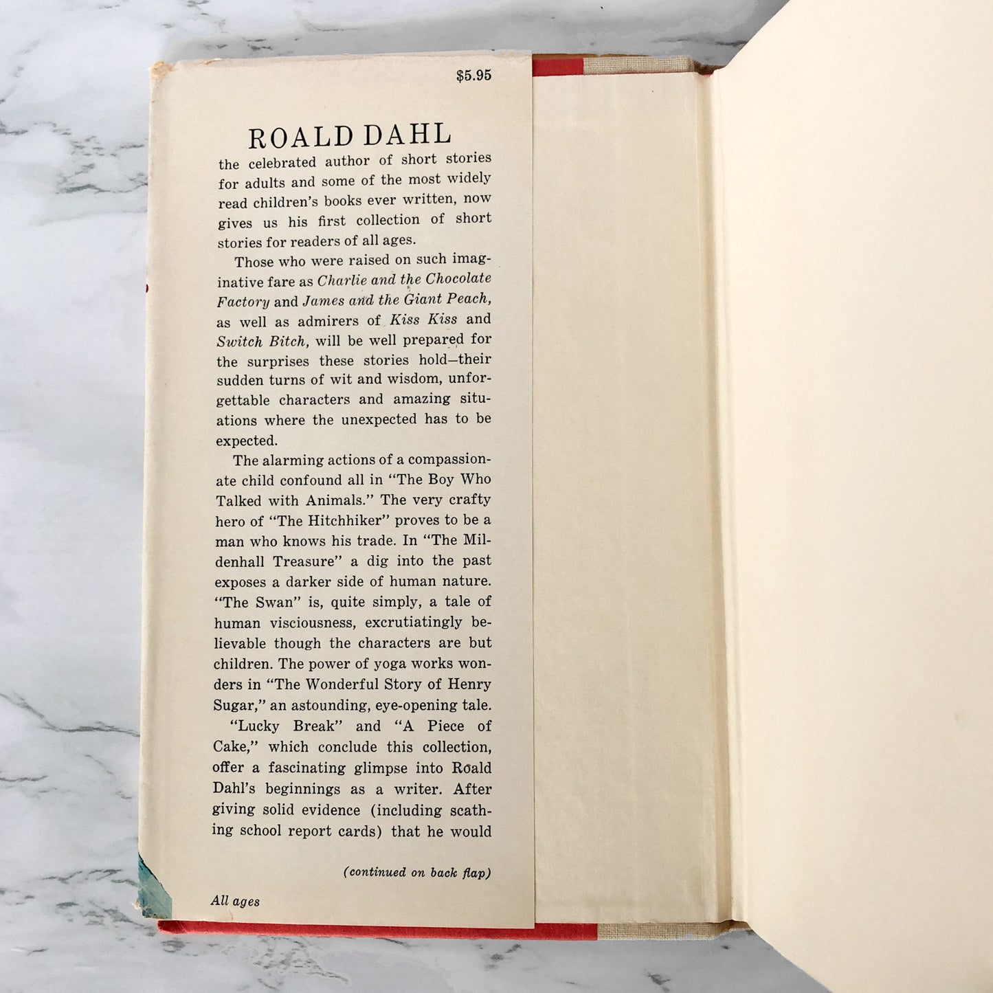 The Wonderful Story of Henry Sugar and Six More by Roald Dahl [FIRST EDITION / FIRST PRINTING] 1977