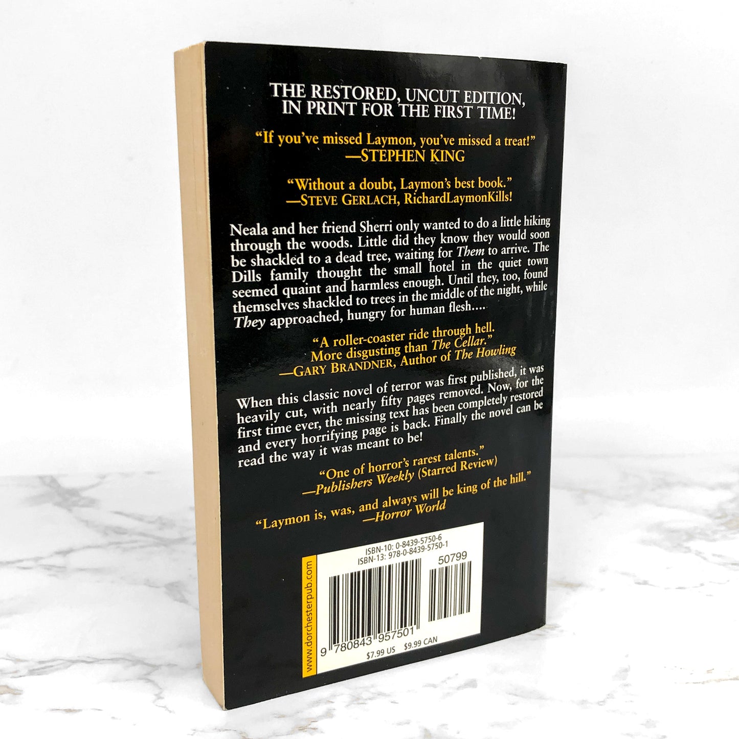 The Woods Are Dark by Richard Laymon [FIRST UNCUT PRINTING] 2008 • Leisure