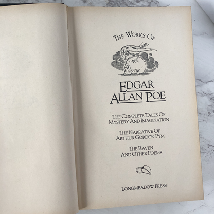 The Works of Edgar Allen Poe [LEATHER BOUND ANTHOLOGY] - Bookshop Apocalypse