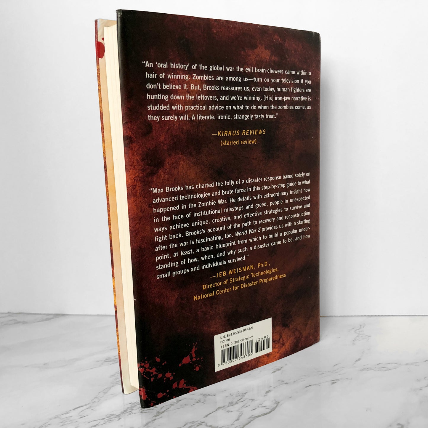 World War Z by Max Brooks [FIRST EDITION / FIRST PRINTING] - Bookshop Apocalypse