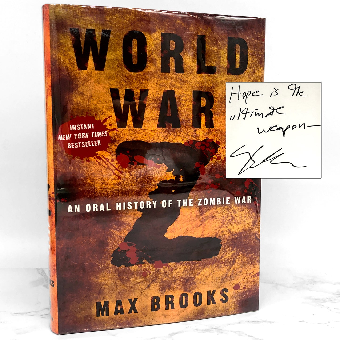 World War Z by Max Brooks SIGNED! [FIRST EDITION] 2006