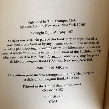 The Worst Witch by Jill Murphy [TRADE PAPERBACK / 1992]