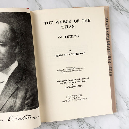 The Wreck of the Titan & Paranormal Experiences of The Titanic by Morgan Robertson & Ian Stevenson - Bookshop Apocalypse