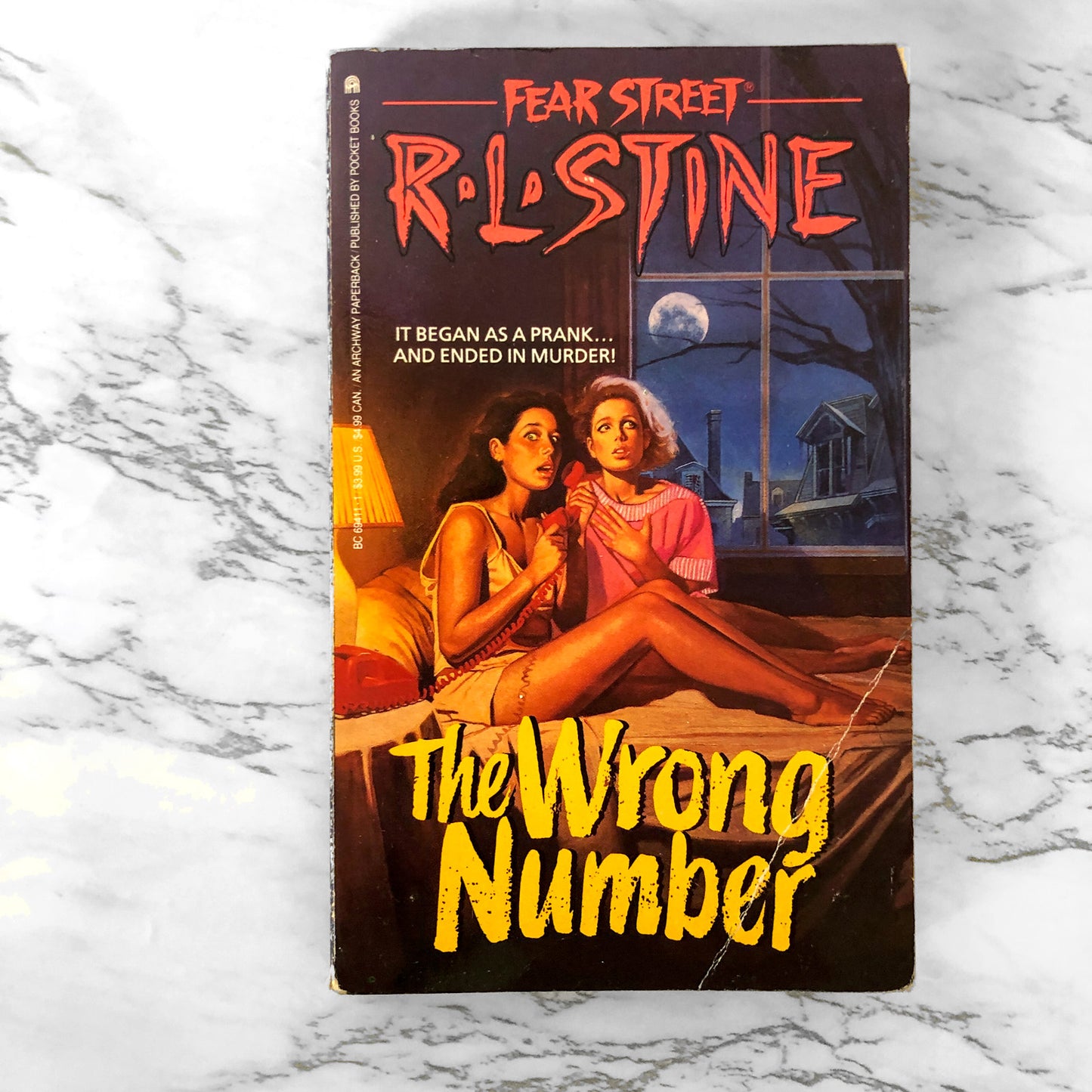Fear Street #5: The Wrong Number by R.L. Stine [1990 PAPERBACK]