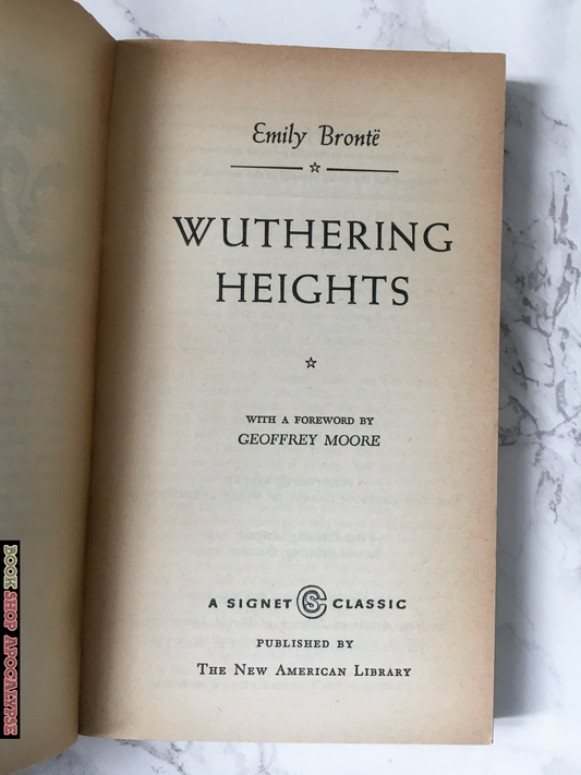 Wuthering Heights by Emily Bronte [1960 PAPERBACK] - Bookshop Apocalypse
