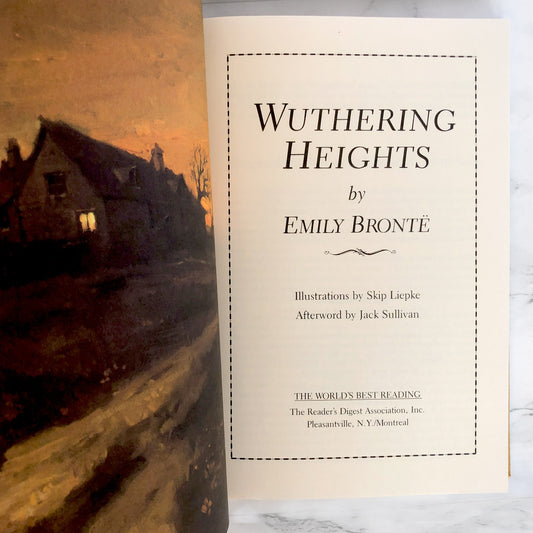 Wuthering Heights by Emily Bronte [ILLUSTRATED HARDCOVER / 1982]