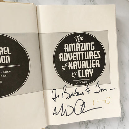 The Amazing Adventures of Kavalier & Clay by Michael Chabon SIGNED! [FIRST EDITION] - Bookshop Apocalypse