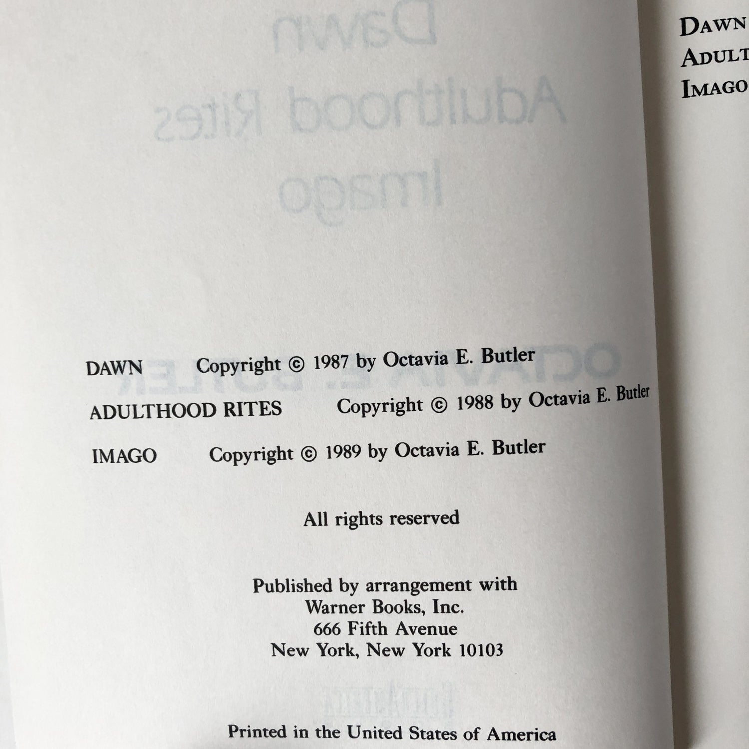 Xenogenesis: The Complete Trilogy by Octavia E. Butler [FIRST BC EDITION] - Bookshop Apocalypse