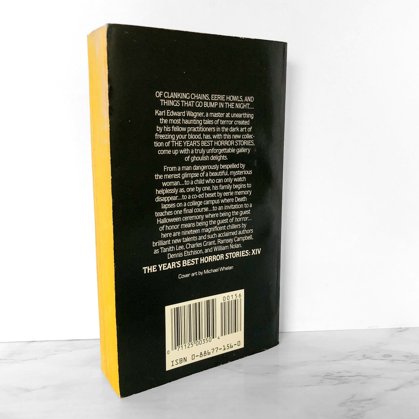 The Year's Best Horror Stories XIV edited by Karl Edward Wagner [1986 PAPERBACK]