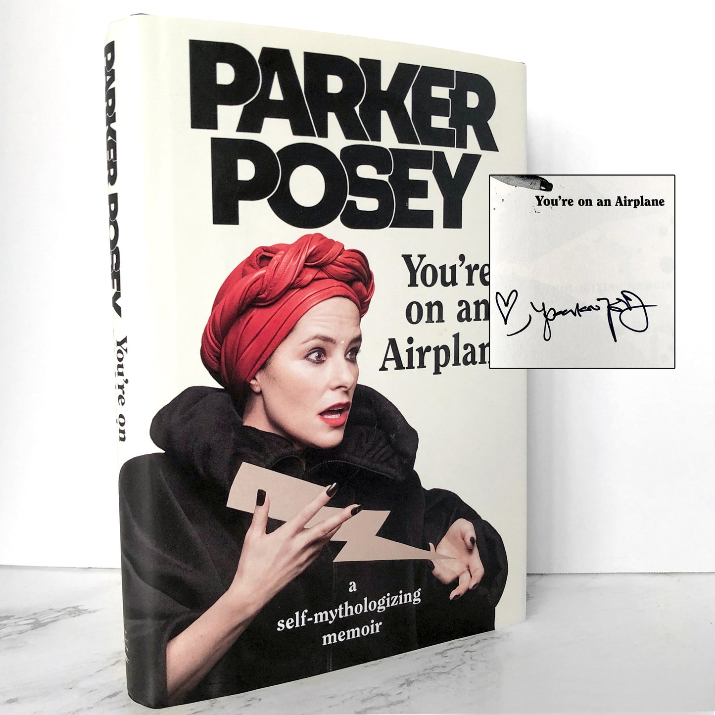 You're on an Airplane by Parker Posey SIGNED! [FIRST EDITION] 2018