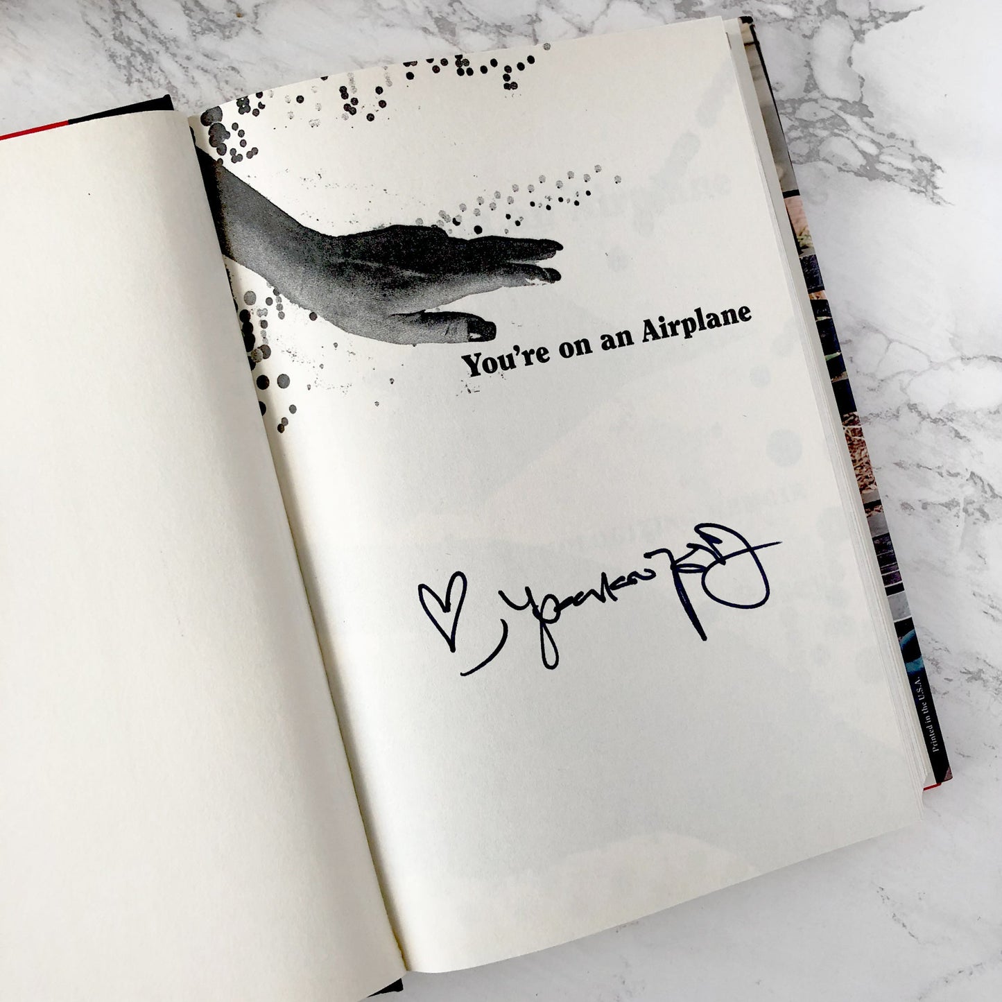You're on an Airplane by Parker Posey SIGNED! [FIRST EDITION] 2018