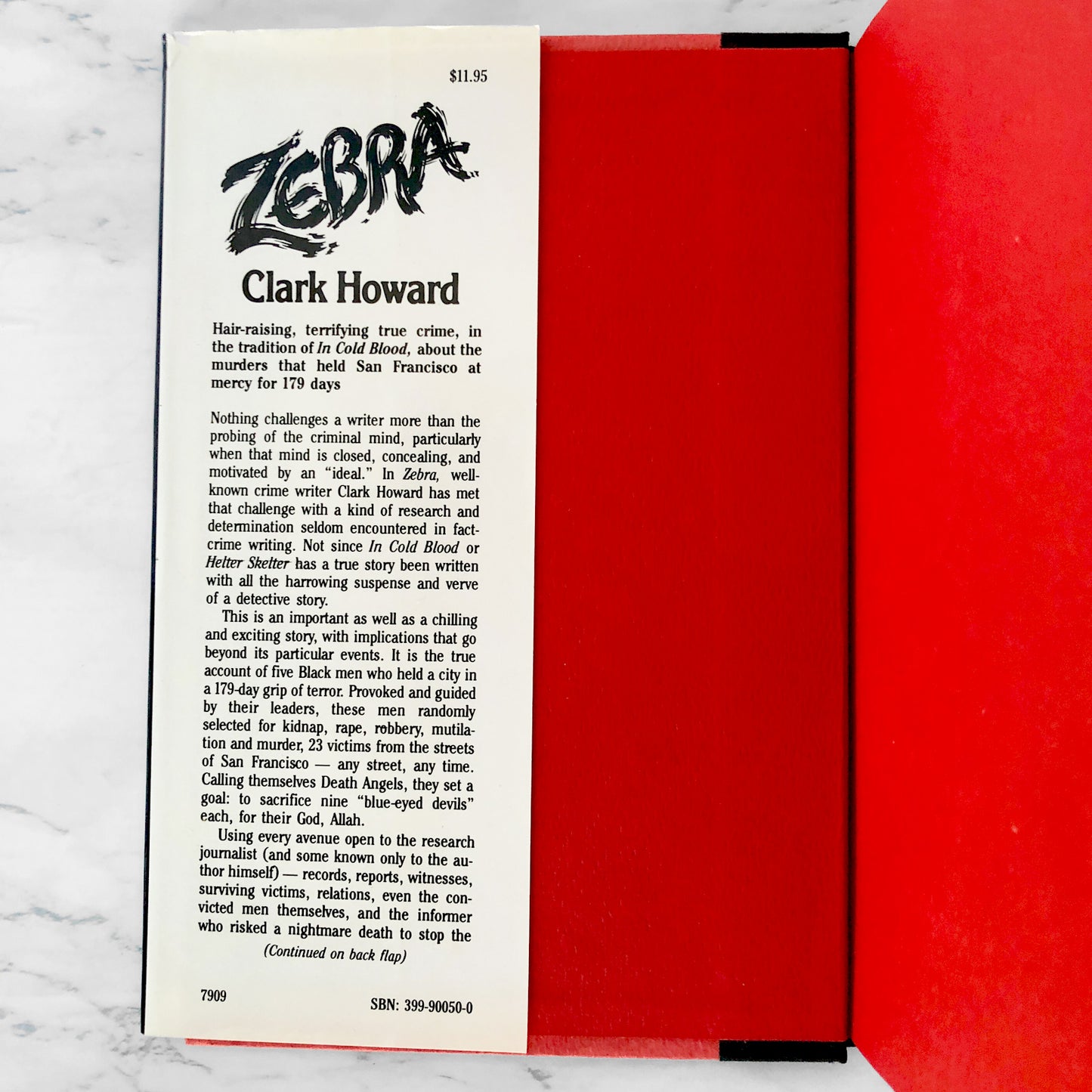 Zebra: The True Account of the 179 Days of Terror in San Francisco by Clark Howard [FIRST EDITION / 1979]