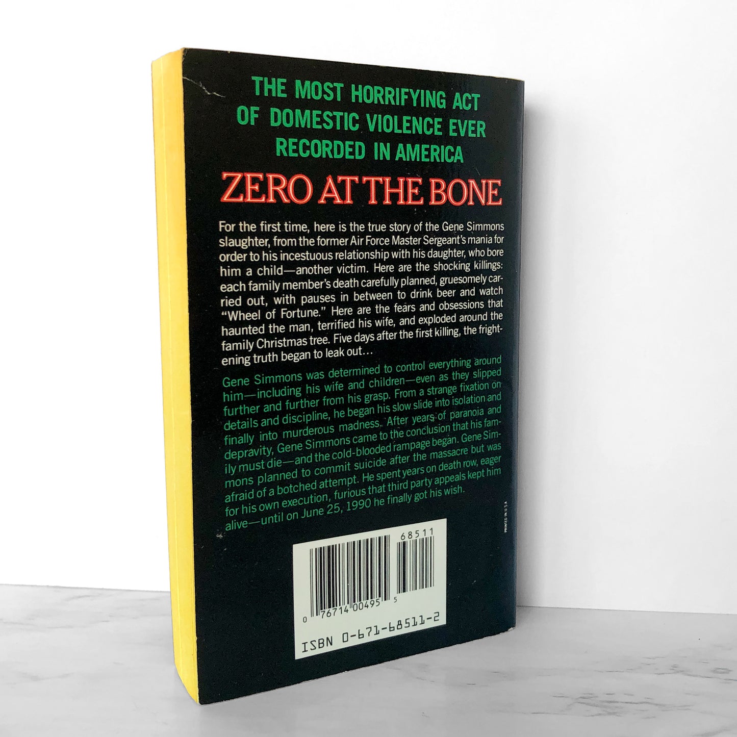 Zero at the Bone by Bryce Marshall & Paul Williams [FIRST EDITION] 1991