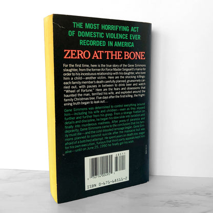 Zero at the Bone by Bryce Marshall & Paul Williams [FIRST EDITION] 1991