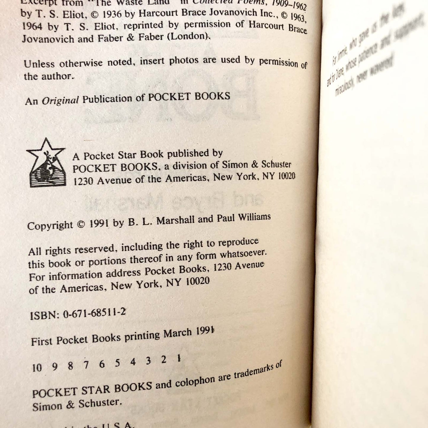 Zero at the Bone by Bryce Marshall & Paul Williams [FIRST EDITION] 1991