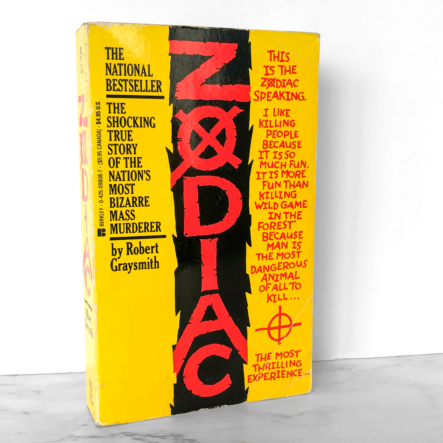 Zodiac by Robert Graysmith [1987 PAPERBACK]