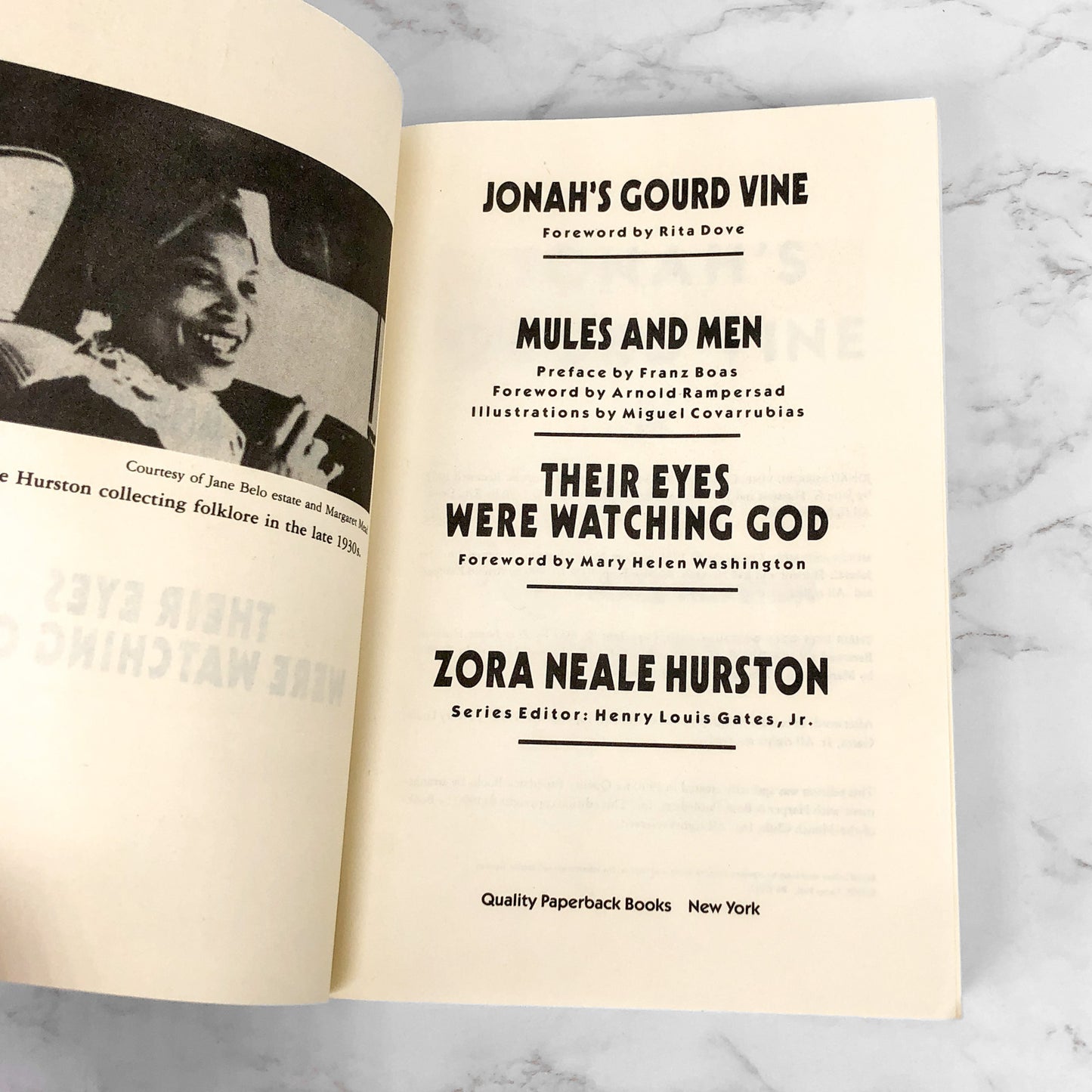3 Novels by Zora Neale Hurston: Jonah's Gourd Vine, Mules & Men, Their Eyes Were Watching God [TRADE PAPERBACK OMNIBUS] 1990